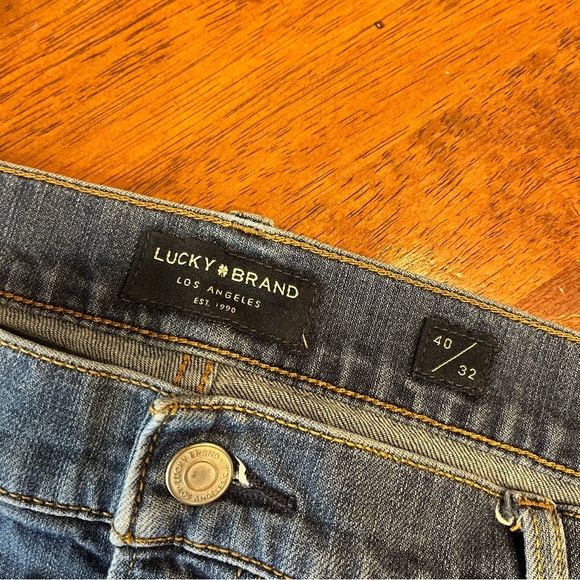 Men’s Lucky Brand 221 Straight blue denim jeans size 40/32 - Picture 3 of 11